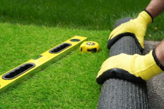 How to lay artificial grass on concrete